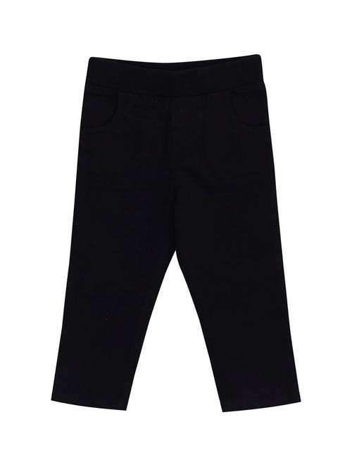 kids solid cotton casual trouser - 21192592 - Very Small Image - 1