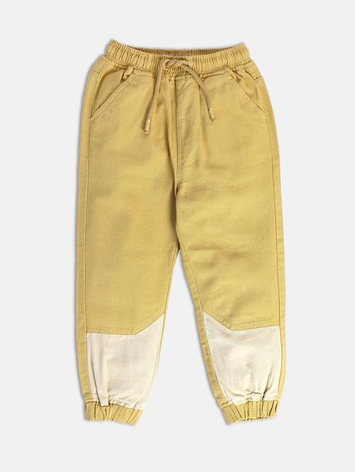 yellow cotton joggers - 21192696 - Very Small Image - 1