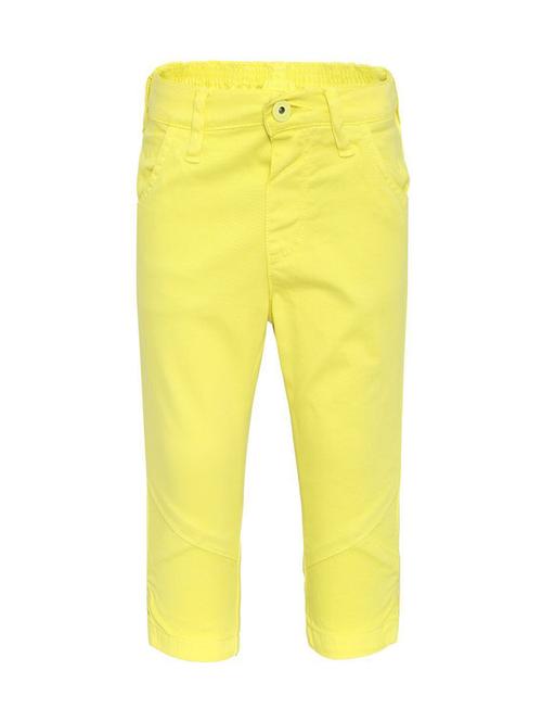 yellow cotton blend casual trouser - 21192784 - Very Small Image - 1