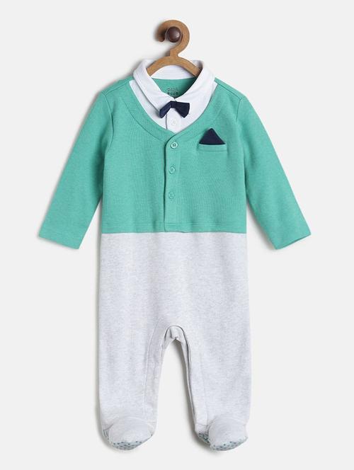 green colour block rompers - 21193000 - Very Small Image - 1
