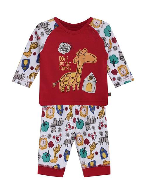 kids printed pyjama nightwear set - 21193049 - Very Small Image - 1