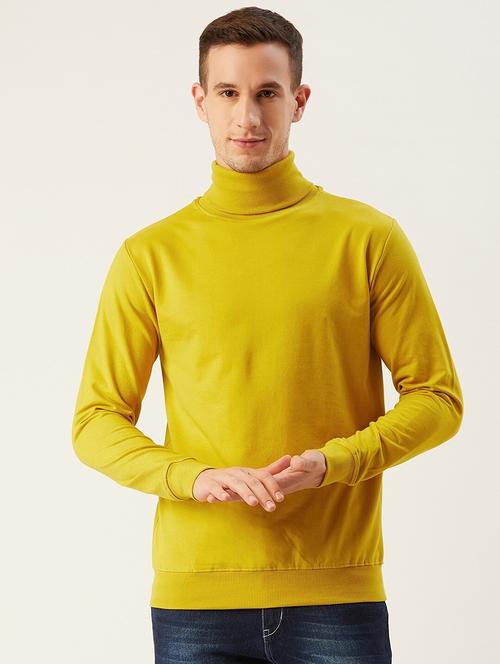 yellow cotton blend pullover - 21193848 - Very Small Image - 1