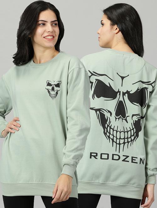 round neck back print sweatshirt - 21193924 - Very Small Image - 1