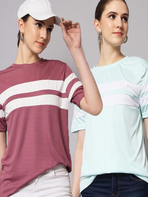 pack of 2 striped t-shirts - 21194524 - Very Small Image - 1