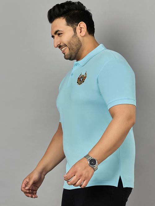 men solid cotton polo t-shirt - 21217520 - Very Small Image - 1