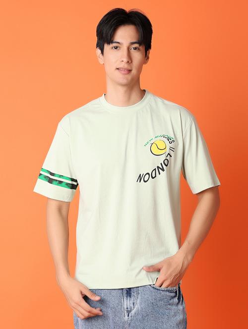 men round neck front & backt print t-shirt - 21223075 - Very Small Image - 1