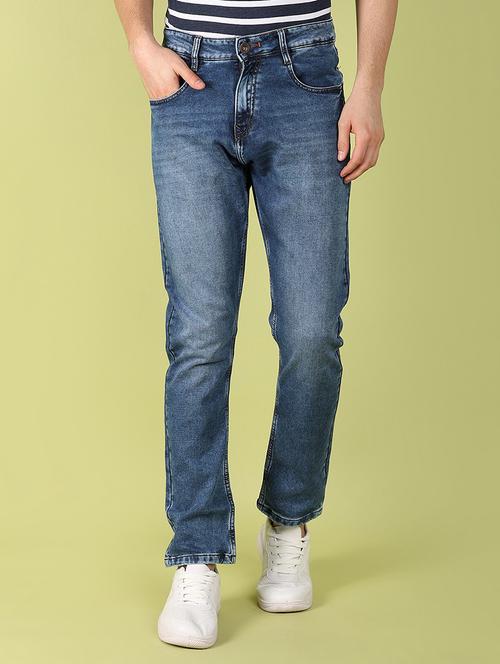 men mid rise plain denim jeans - 21224497 - Very Small Image - 1