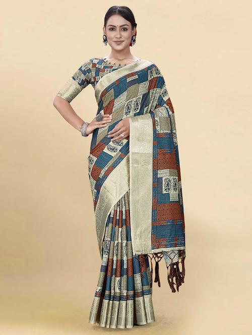 women self-designed saree - 21226450 - Very Small Image - 1
