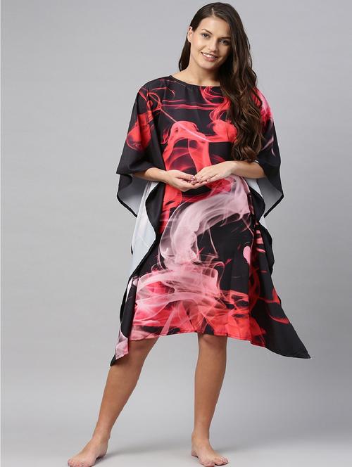 women printed kaftan nighty - 21231538 - Very Small Image - 1