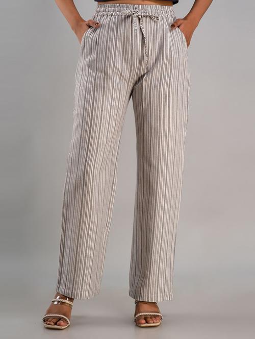 women straight fit printed palazzo - 21231975 - Very Small Image - 1