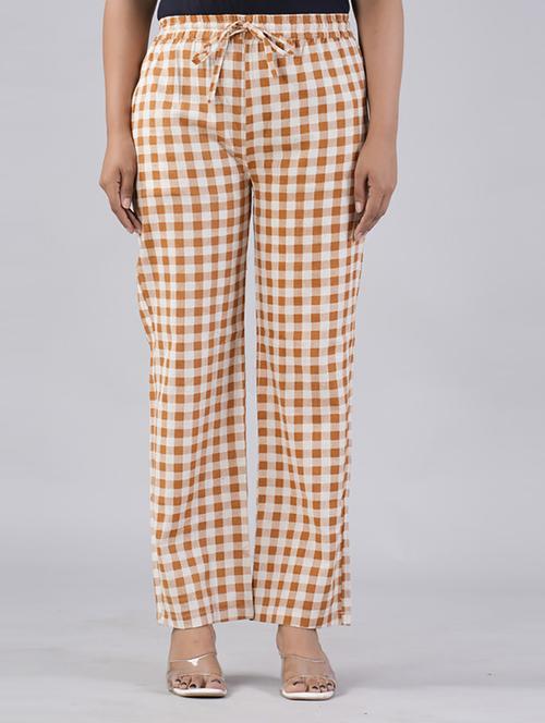 women straight fit printed palazzo - 21231995 - Very Small Image - 1