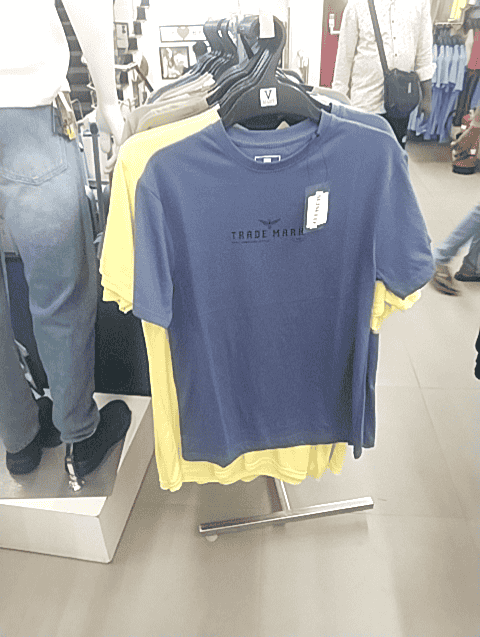 dark blue poly cotton single jersey tshirt - 21233294 - Very Small Image - 1