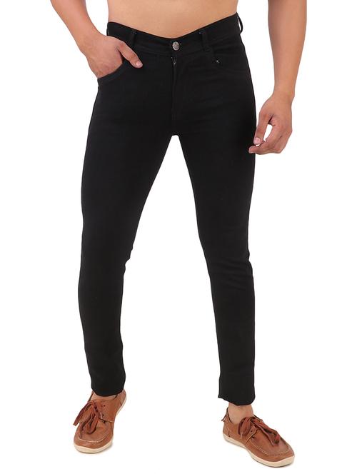 men solid mid rise denim jean - 21233968 - Very Small Image - 1