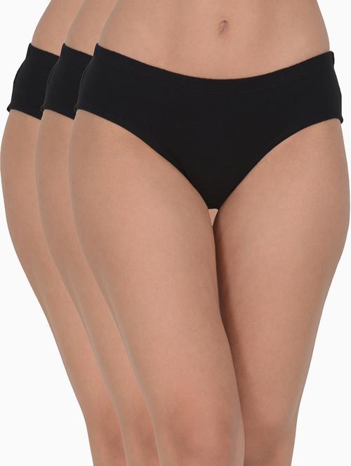 pack of 3 solid hipster panty - 21234339 - Very Small Image - 1
