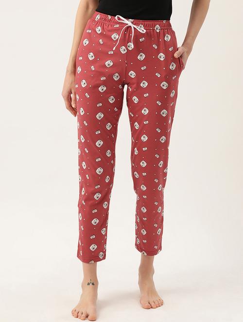 pink cotton blend pajama - 21234534 - Very Small Image - 1