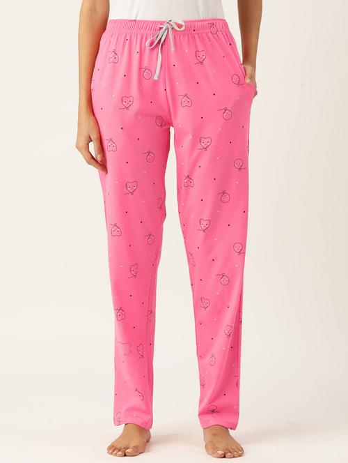 pink cotton blend pajama - 21234545 - Very Small Image - 1