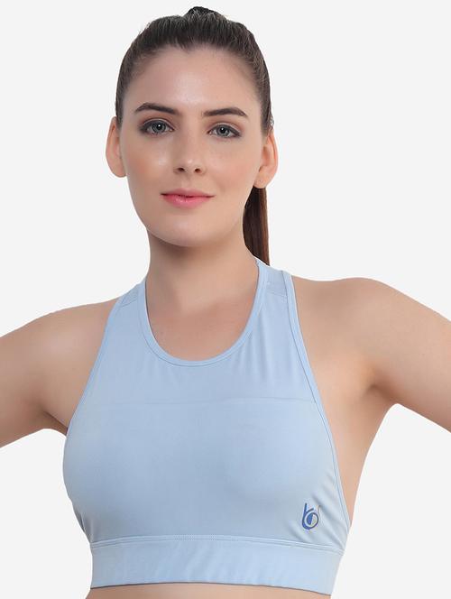 light blue nylon sports bra - 21237187 - Very Small Image - 1