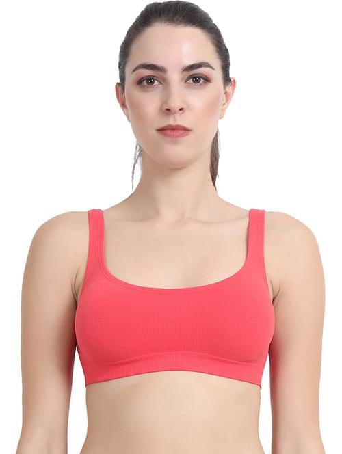 coral polyester sports bra - 21237203 - Very Small Image - 1