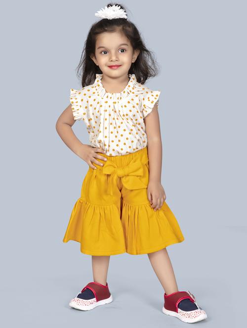 yellow polka dots printed twint sets - 21243025 - Very Small Image - 1