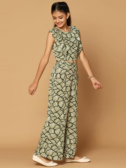 girls printed full length sets - 21243055 - Very Small Image - 1