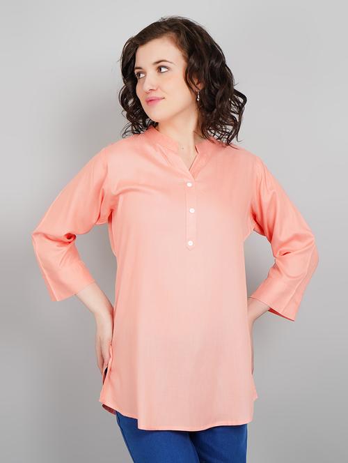 women long sleeve straight kurti - 21246675 - Very Small Image - 1