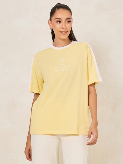 women round neck oversized t-shirt - 21246989 - Very Small Image - 1