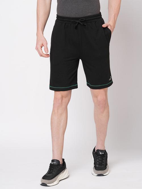 men mid rise cotton blend shorts - 21248539 - Very Small Image - 1