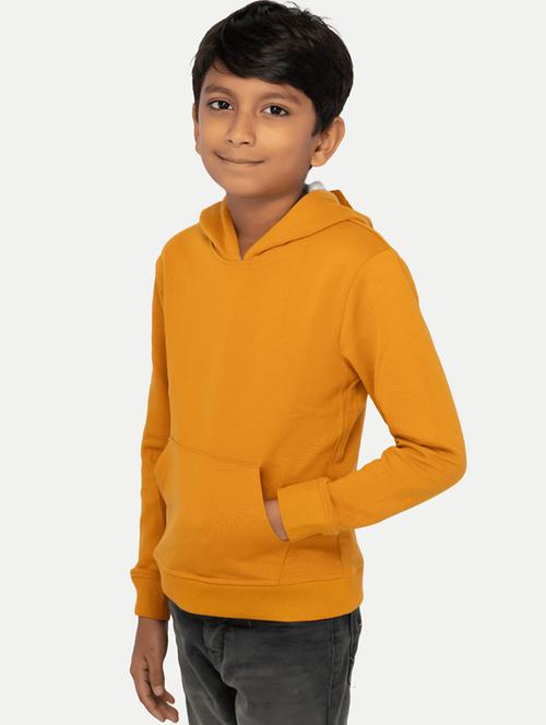 boys solid hooded sweatshirt - 21248901 - Very Small Image - 1