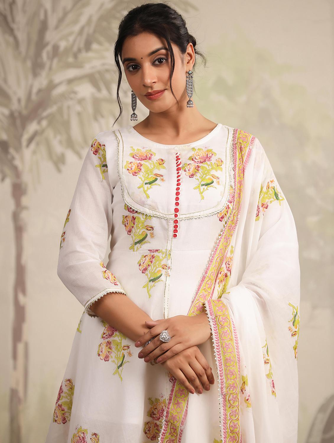 women three quarter sleeve kurta sharara set - 21249514 - Standard Image - 5
