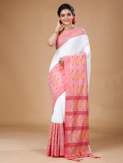 women self design handloom saree - 21251480 - Very Small Image - 1