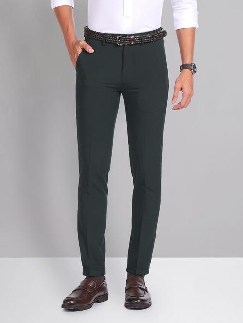 men mid-rise solid formal trouser - 21252856 - Very Small Image - 1