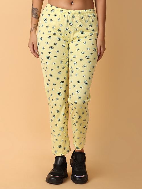 women yellow printed pajamas - 21254099 - Very Small Image - 1