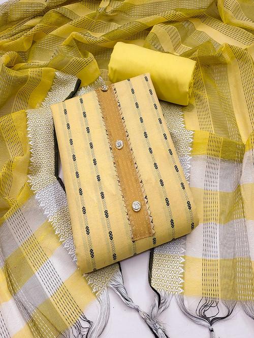 women self design unstitched suit set - 21261713 - Very Small Image - 1