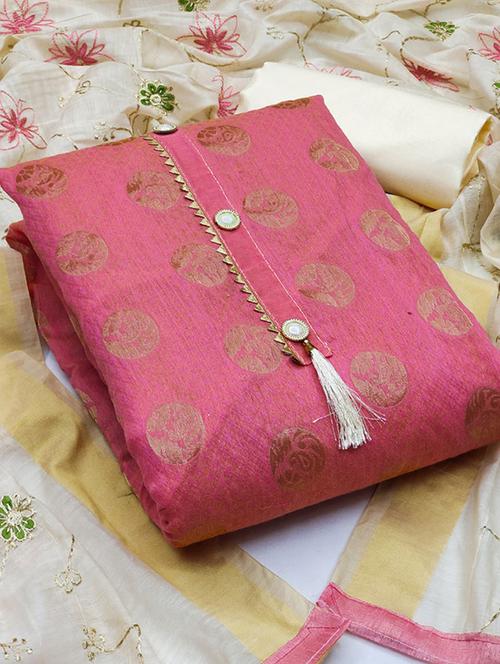 women self design unstitched suit set - 21266720 - Very Small Image - 1