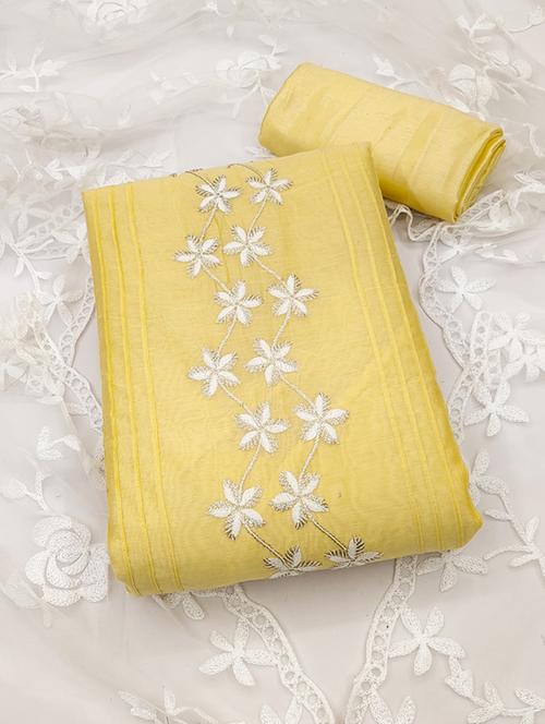 women embroidered unstitched suit set - 21266965 - Very Small Image - 1