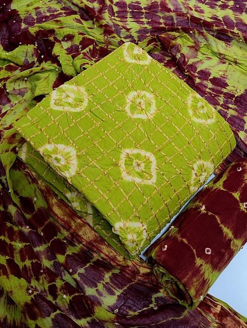 tie & dye unstitched suit set - 21267263 - Very Small Image - 1