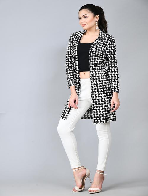 white cotton blend regular shrug - 21270283 - Very Small Image - 1