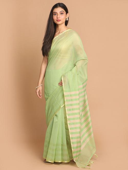 women self design handloom saree with blouse - 21271497 - Very Small Image - 1