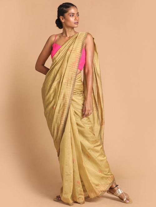 women self design handloom saree with blouse - 21271676 - Very Small Image - 1