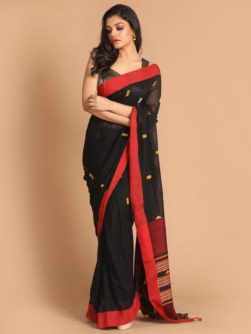 women cotton handloom saree - 21271728 - Very Small Image - 1