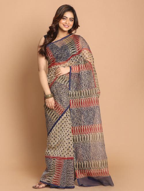 women self design handloom saree with blouse - 21272283 - Very Small Image - 1