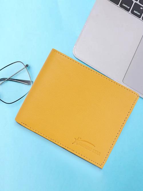 yellow leather wallet - 21273677 - Very Small Image - 1