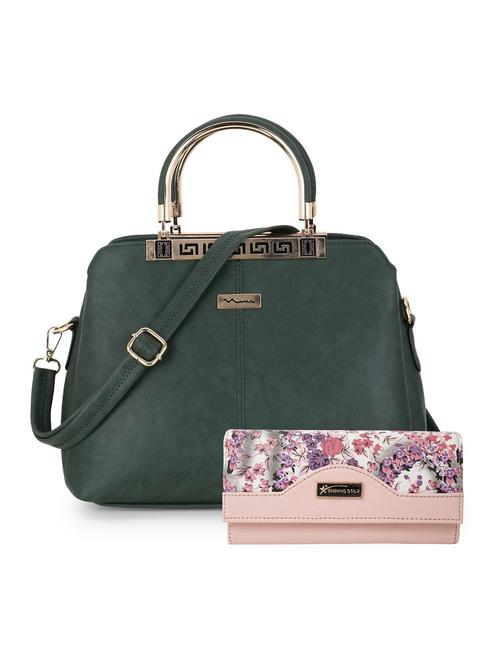 leatherette (pu) combo handbag - 21273741 - Very Small Image - 1