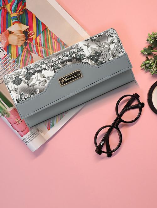 printed (pu) envelope clutch - 21273785 - Very Small Image - 1