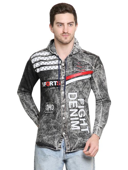 men printed casual shirt - 21275089 - Very Small Image - 1