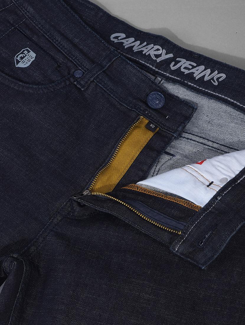 men mid rise plain denim jeans - 21275209 - Standard Image - 4