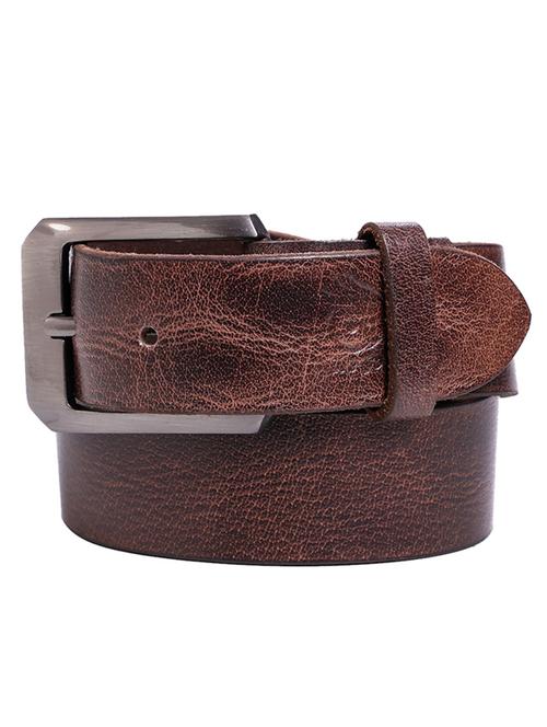 brown leather belt - 21276744 - Very Small Image - 1