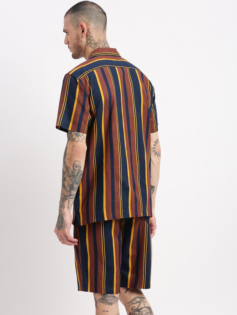men printed cotton co-ord set - 21276935 - Zoom Image - 3