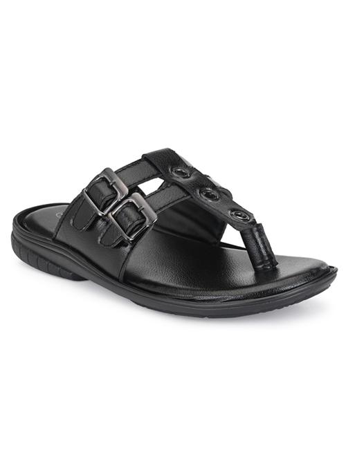 bucik black men bck3020 lightweight comfort summer trendy premium stylish flip flops  - 21279837 - Very Small Image - 1