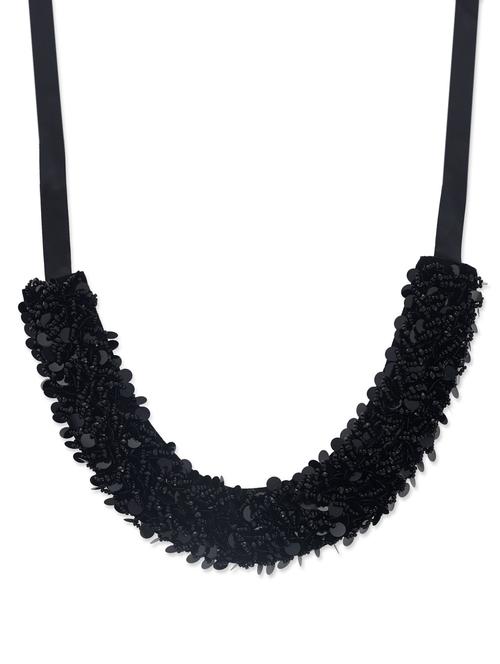 black sequined necklace - 21281 - Very Small Image - 1
